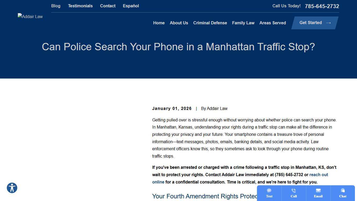 Can Police Search Your Phone in a Manhattan Traffic Stop?